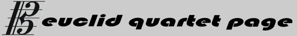 Title 'Euclid Quartet page'